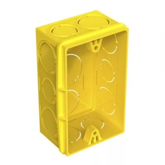 CAIXA LUZ 4X2 AMARELA TIGRE
