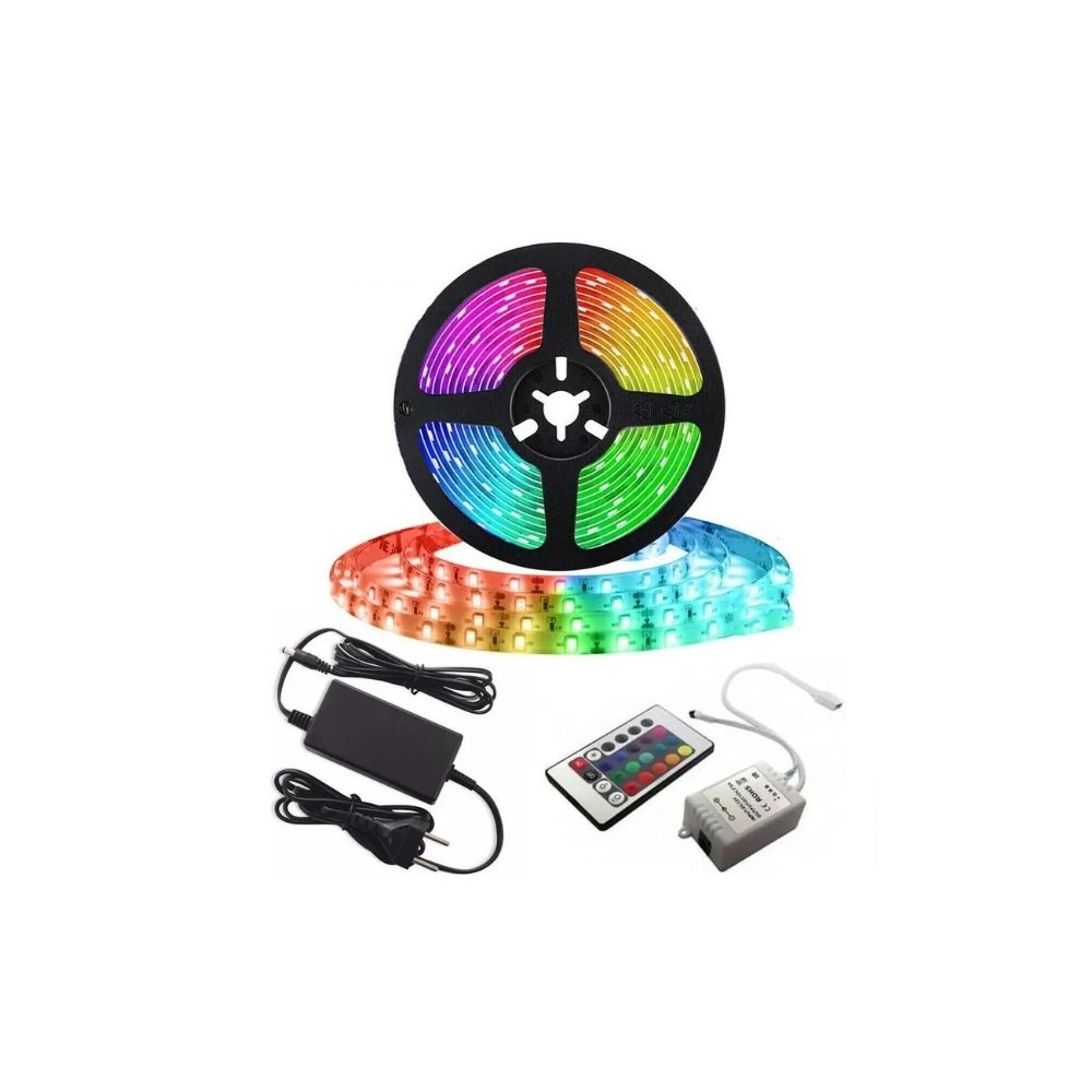 FITA LED RGB 5050 IP65 C 5MTS 12V PIX (ROLO)