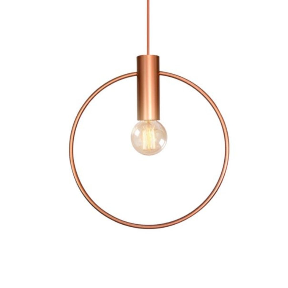 480 PENDENTE CIRCOLO COBRE 1XE27 ITAMONTE