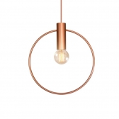 480 PENDENTE CIRCOLO COBRE 1XE27 ITAMONTE