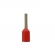 TERMINAL TUBULAR 1MM VERMELHO