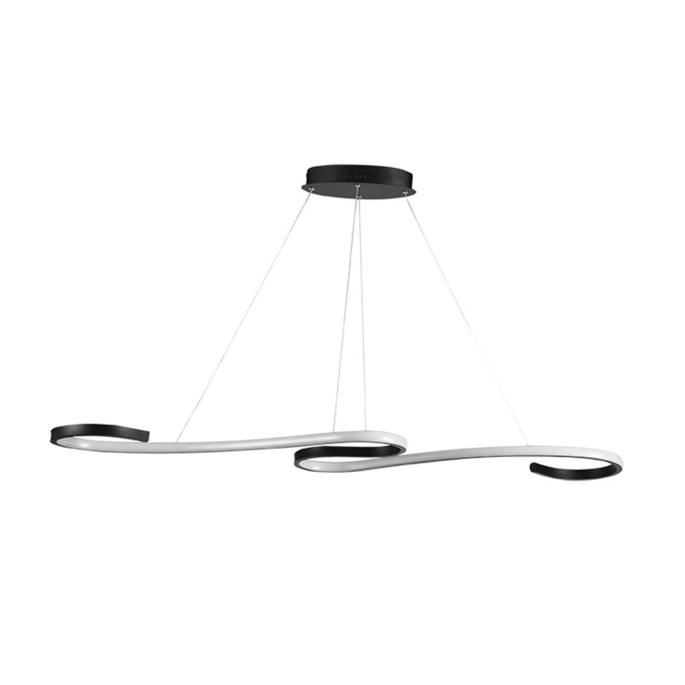 PENDENTE MILAO 30W 3000K PRETO TASCHIBRA