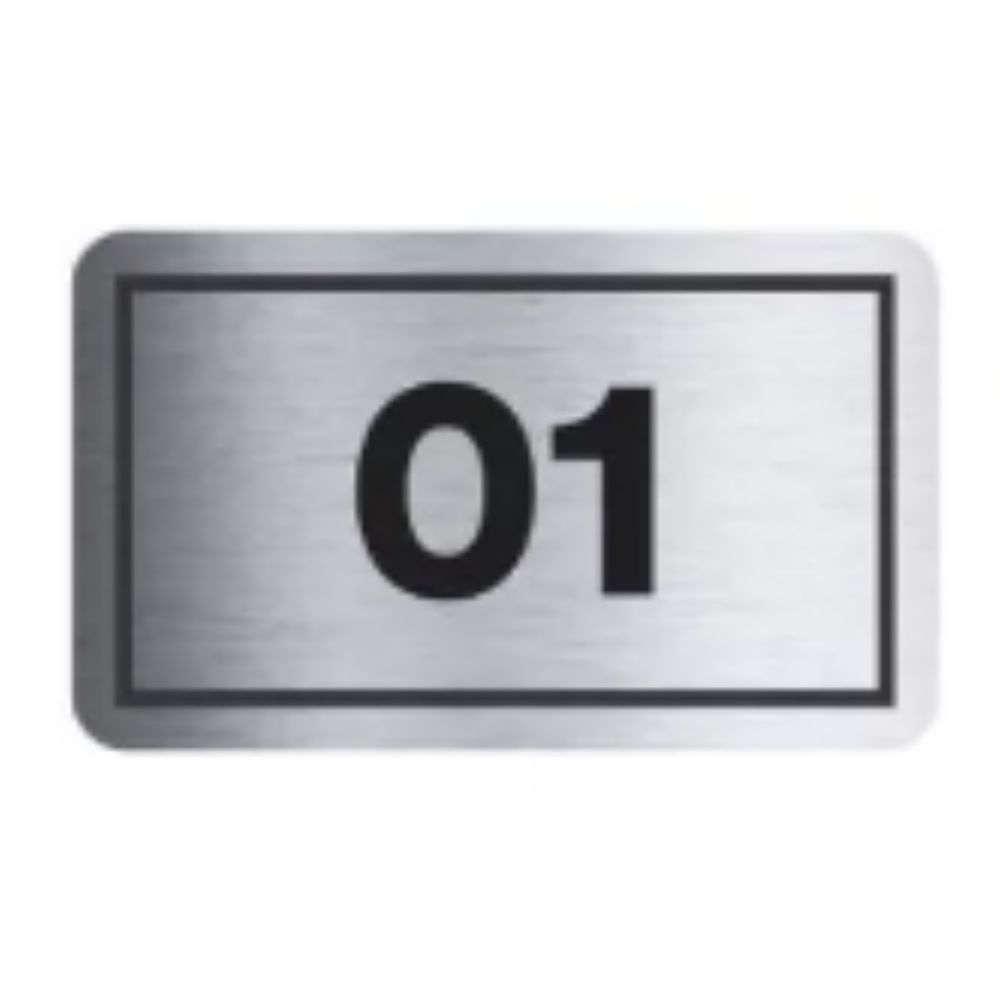 PLACA DE IDENTIFICACAO APTO 01