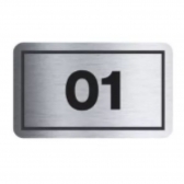 PLACA DE IDENTIFICACAO APTO 01