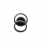 PLAFON VILLAGE CIRCLE 10W 3000K PRETO TASCHIBRA