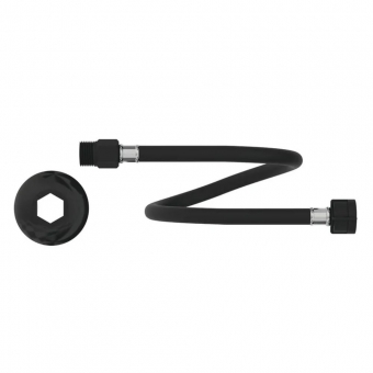 ENGATE FLEXIVEL PVC PRETO 60CM CENSI