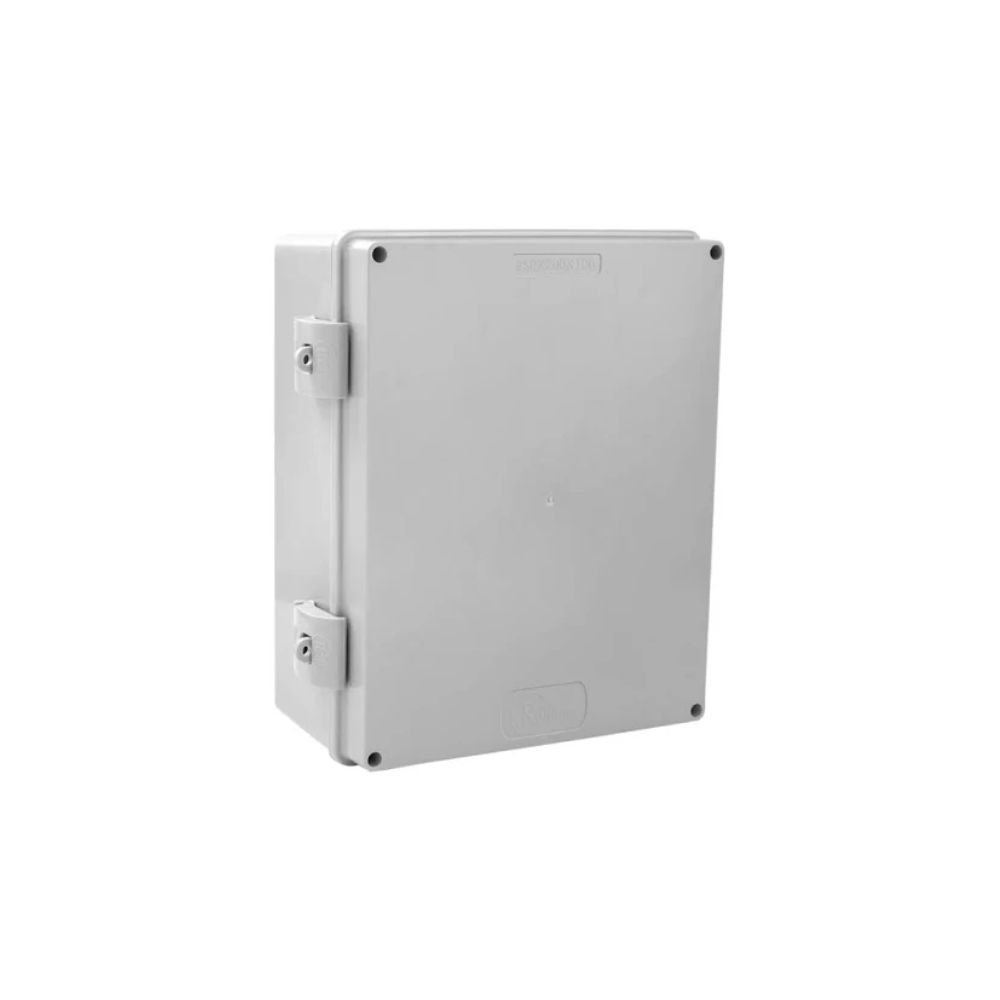 CAIXA ROHDBOX 250X200X100MM TRANSP. COMPLETA TAMPA BAIXA IP66 ROHDINA