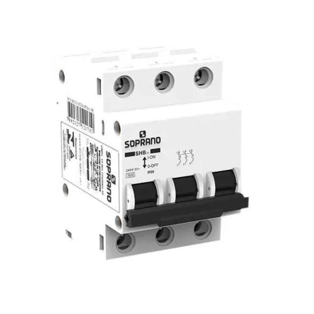 DISJUNTOR C16A DIN TRIF SOPRANO