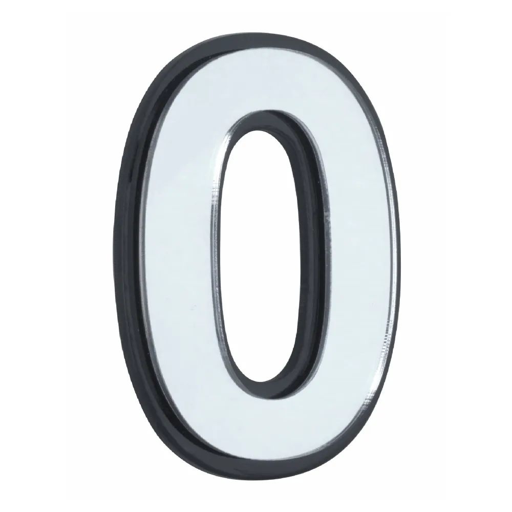 NUMERO 0 ESPELHADO 10CM
