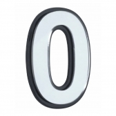 NUMERO 0 ESPELHADO 10CM