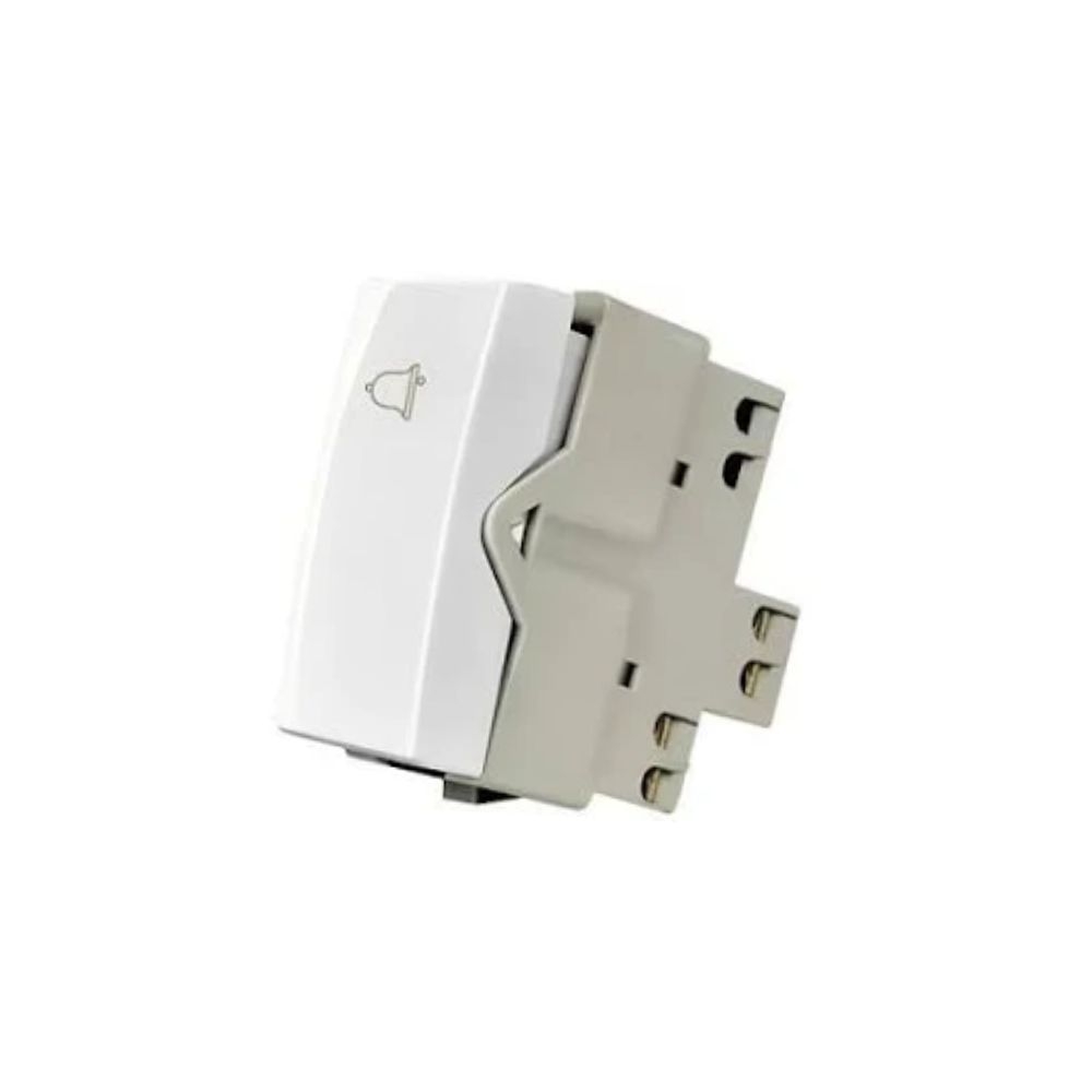 MOD PULSADOR CAMPAINHA BRANCO SLEEK MARGIRIUS