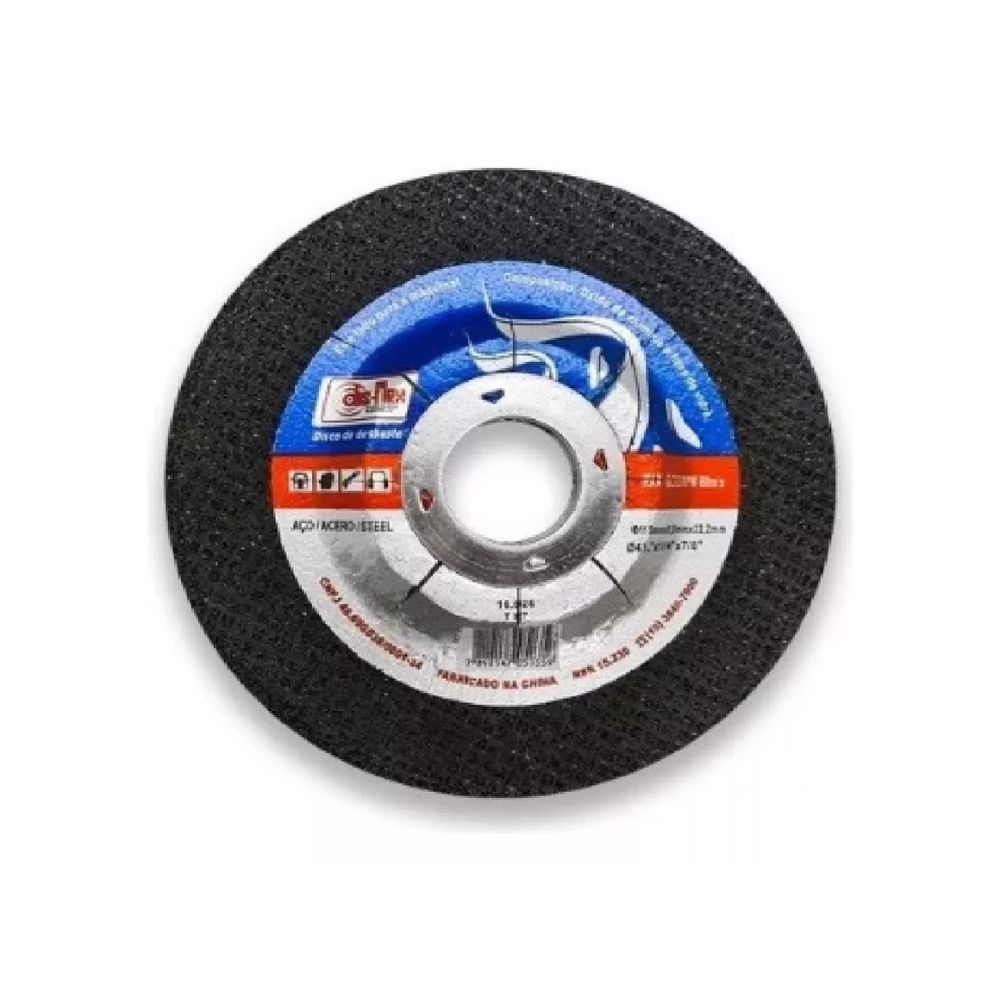 DISCO DESBASTE FERRO 180X6,0X22,3MM DISFLEX