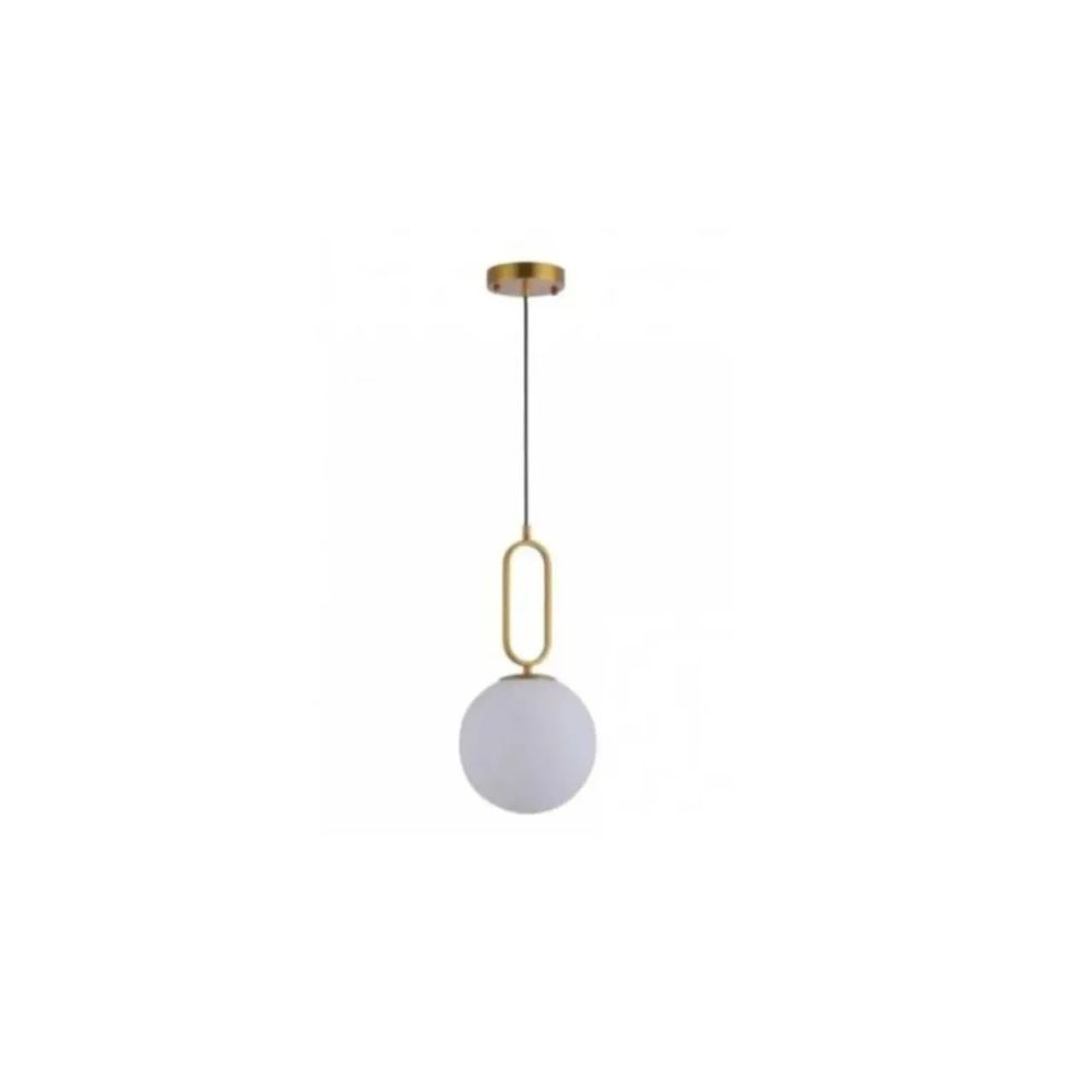 PENDENTE GLOBE ELI E27 DOURADA NORDECOR