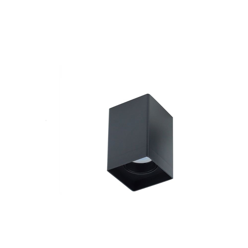 PLAFON QUADRADO LOCH PRETO GU10 NORDECOR