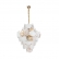 PENDENTE MUSCHE 80CM 24º E14 OURO BRILHO NORDECOR