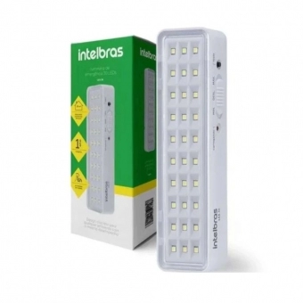 LUMINARIA DE EMERGENCIA 30 LEDS INTELBRAS