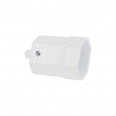 PLUGUE FEMEA REFORCADO 2P+T 20A BRANCO MARGIRIUS