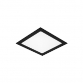 PAINEL LYS 24W 4000K QUADRADO EMBUTIR PRETO TASCHIBRA
