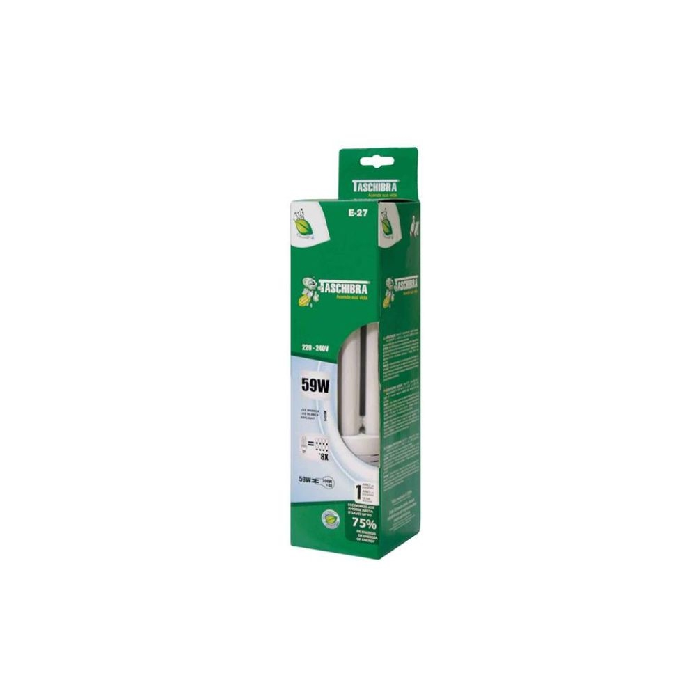 LAMP COMP ELET 4U 59W 220V 6400K TASCHIBRA