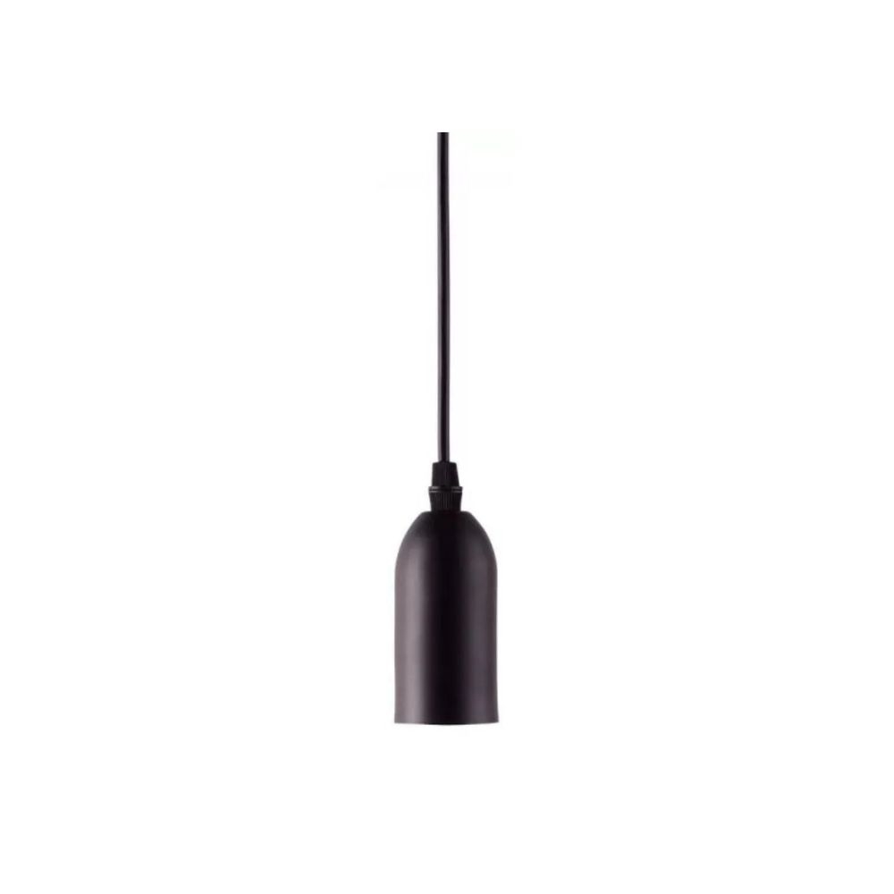 PENDENTE DOT METAL PRETO FOSCO E27 TASCHIBRA