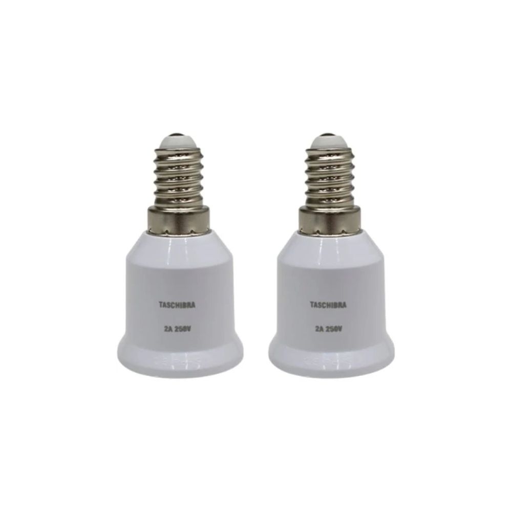 SOQUETE ADAPTADOR E14 PARA E27 TASCHIBRA