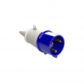 PLUG (023) 2P+T AZUL 220VAC/32A 6H IP44 SIBRATEC