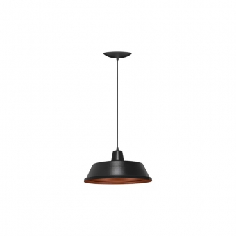 PENDENTE NEW FACTORY PRETOCOBRE 1XE27 OPL