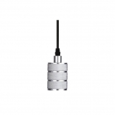 PENDENTE DOT METAL ROCK CROMO E27 TASCHIBRA