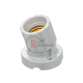 BOCAL DE PORCELANA E27 CURVO