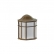 8237 ARANDELA INJ P 1 LAMP MARROM CLICK INJET