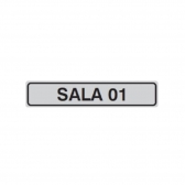 PLACA DE IDENTIFICACAO SALA 01