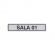 PLACA DE IDENTIFICACAO SALA 01