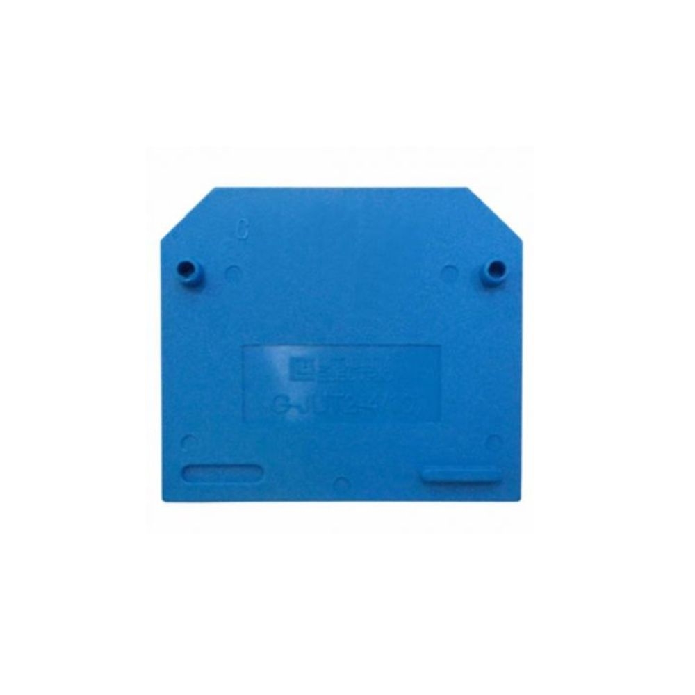 PLACA FINAL P BORNE 4-10MM AZUL