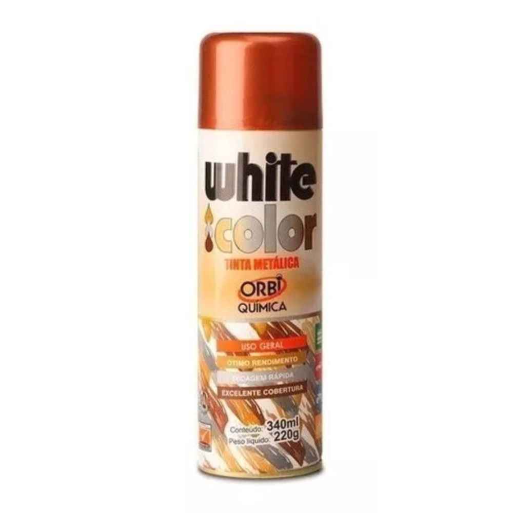 TINTA SPRAY METALICA BRONZE 340ML ORBI