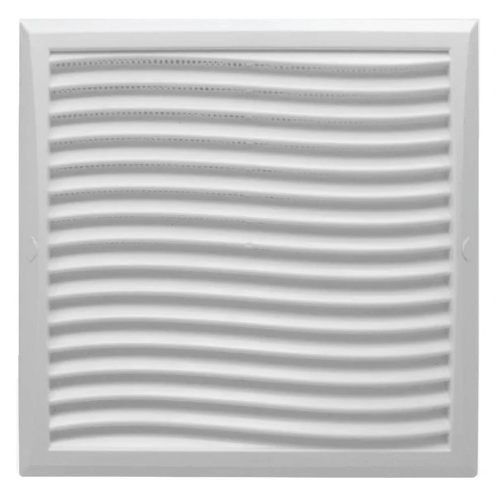 GRELHA VENTILACAO 20X20CM CTELA BRANCA QUADRADA AC&A