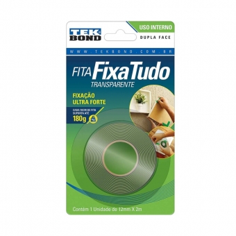FITA DUPLA FACE 12MM X 2M AREA EXTERNA TEKBOND