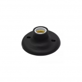 PLAFON REDONDO BOCAL PORC. PRETO TASCHIBRA