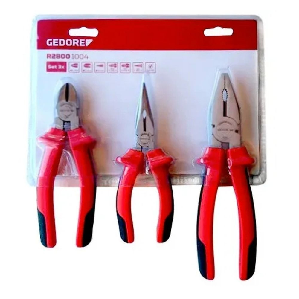KIT ALICATE C3PEÇAS GEDORE