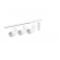 KIT TRILHO DIRECT LED 3000K BRANCO TASCHIBRA