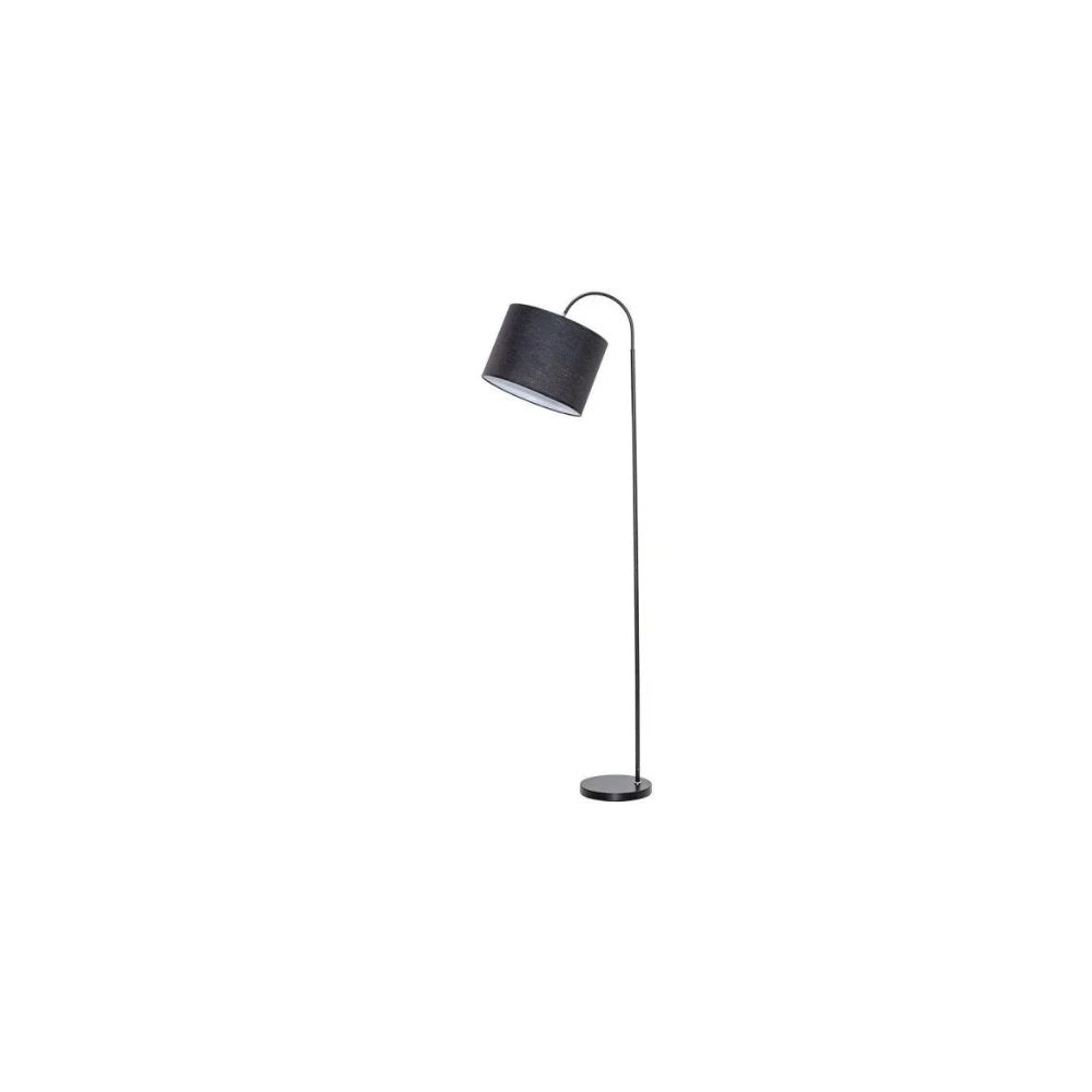 LUMINARIA DE PISO VERONA HASTE PRETA CUPULA PRETA LPV10166 G20