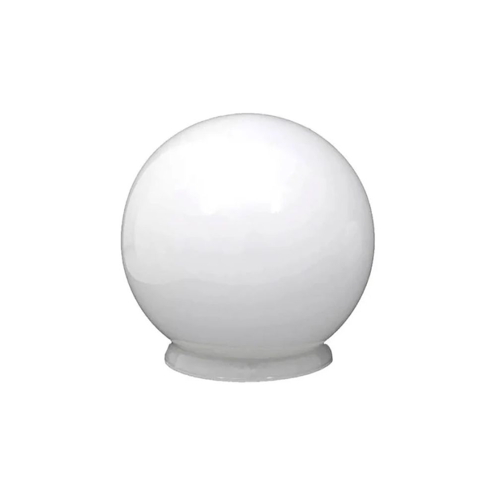 GLOBO ESFERICO 10X15 PVC LEITOSO