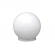 GLOBO ESFERICO 10X15 PVC LEITOSO