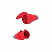 PLUG 3P+N+T 16A 6H VERM. IP44 ROHDINA