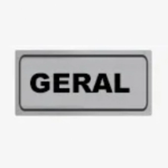 PLACA DE IDENTIFICACAO GERAL