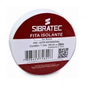 FITA ISOLANTE 20M BRANCA SIBRATEC