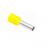 TERMINAL TUBULAR 25MM LONGO AMARELO