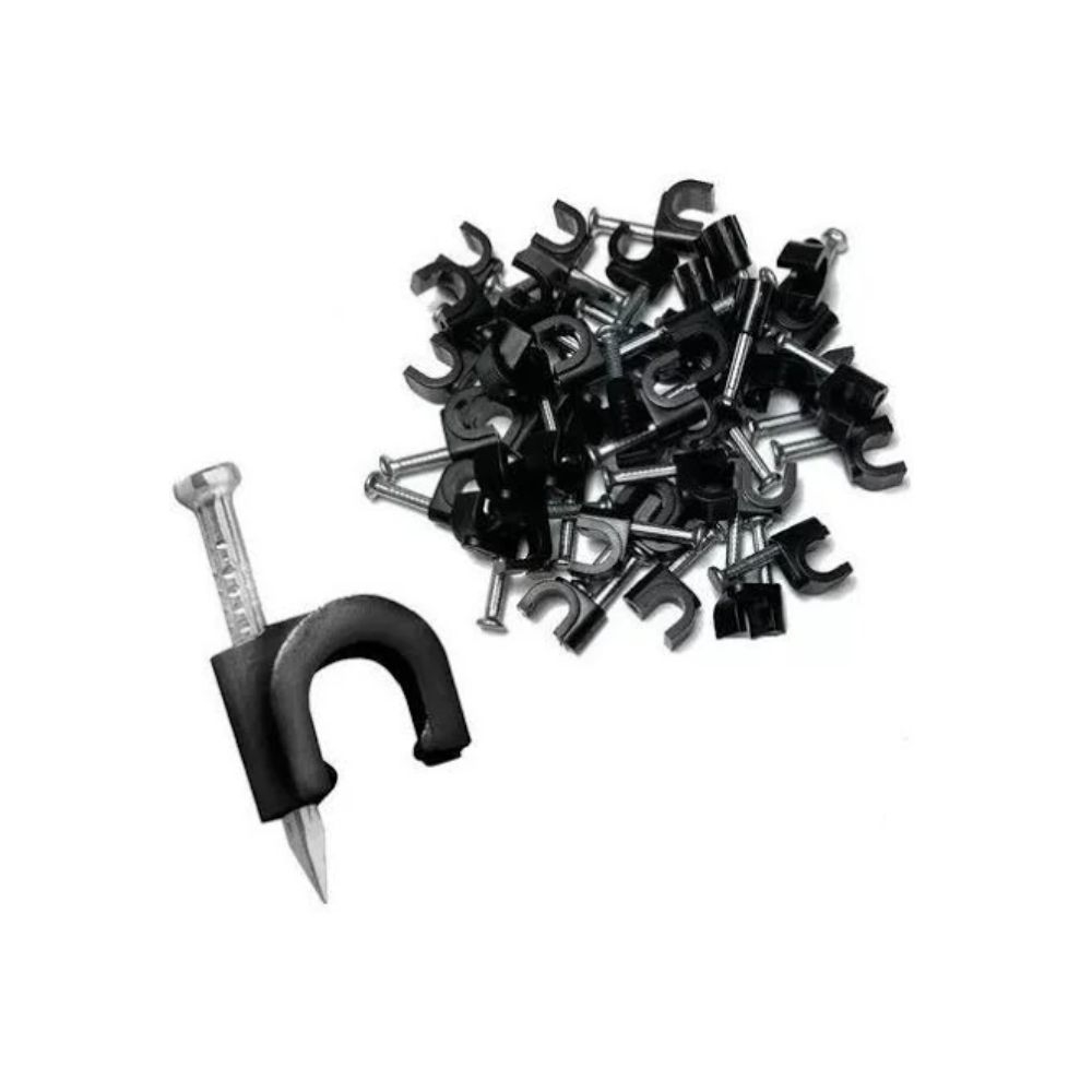 FIXA FIO 5MM PRETO - 15UN