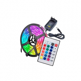 FITA LED RGB 5050 IP20 C 5MTS 12V  PIX (ROLO)