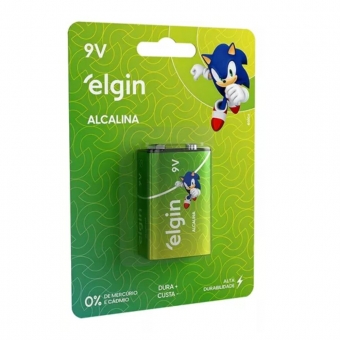 BATERIA ALCALINA 9V ELGIN