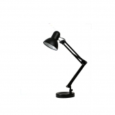 LUMINARIA DE MESA ARTICULAVEL BASE PRETA LMA10116 G20